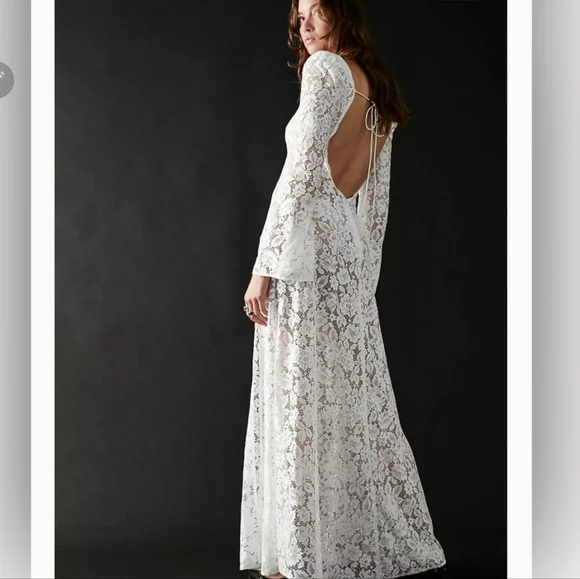 🍋For Love and Lemons Frances Maxi Dress - Picture 2 of 16